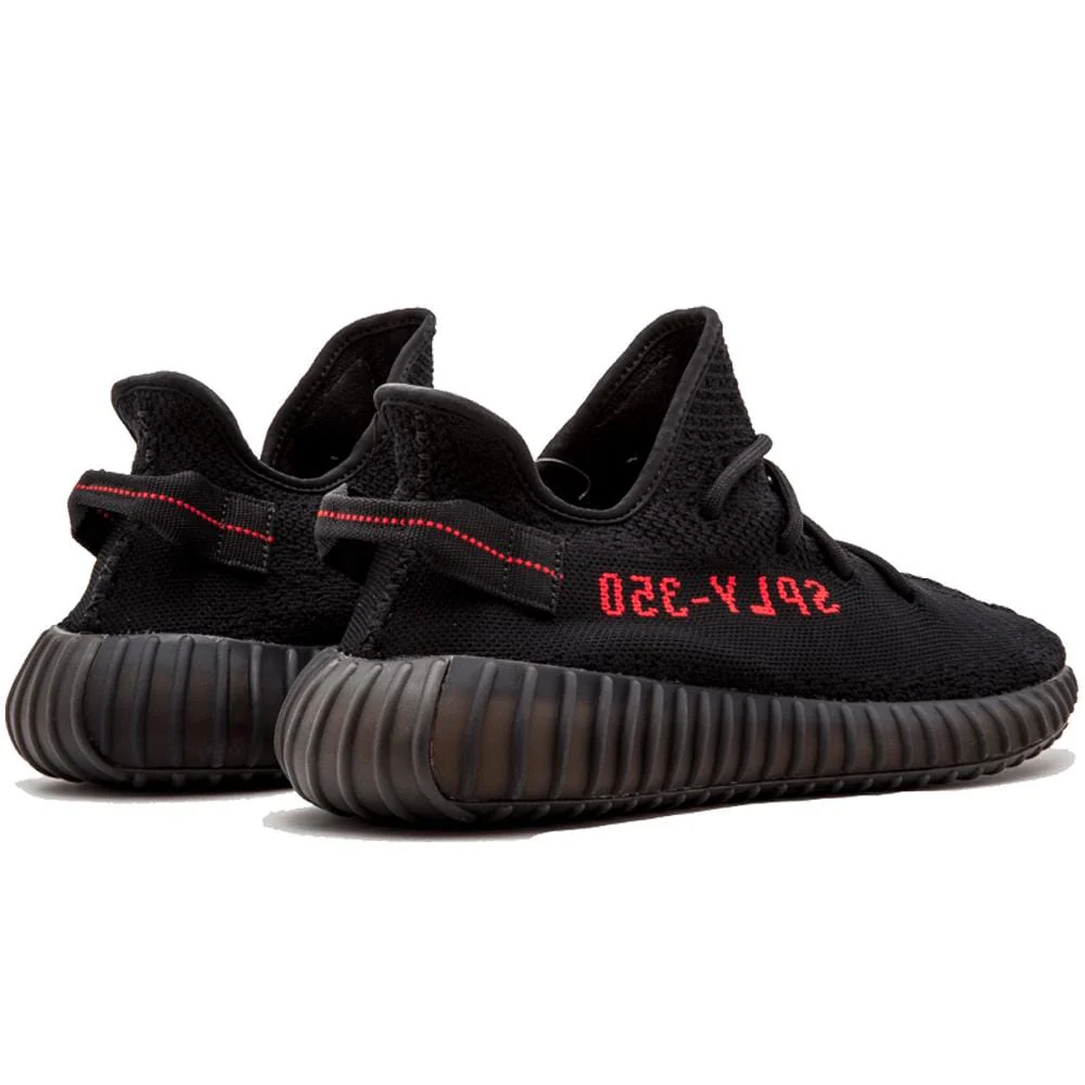 Adidas Yeezy Boost 350 V2 Core Black-Red - Image 3
