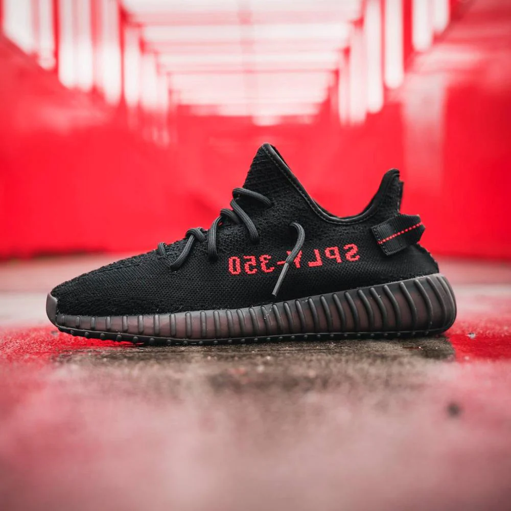 Adidas Yeezy Boost 350 V2 Core Black-Red - Image 8