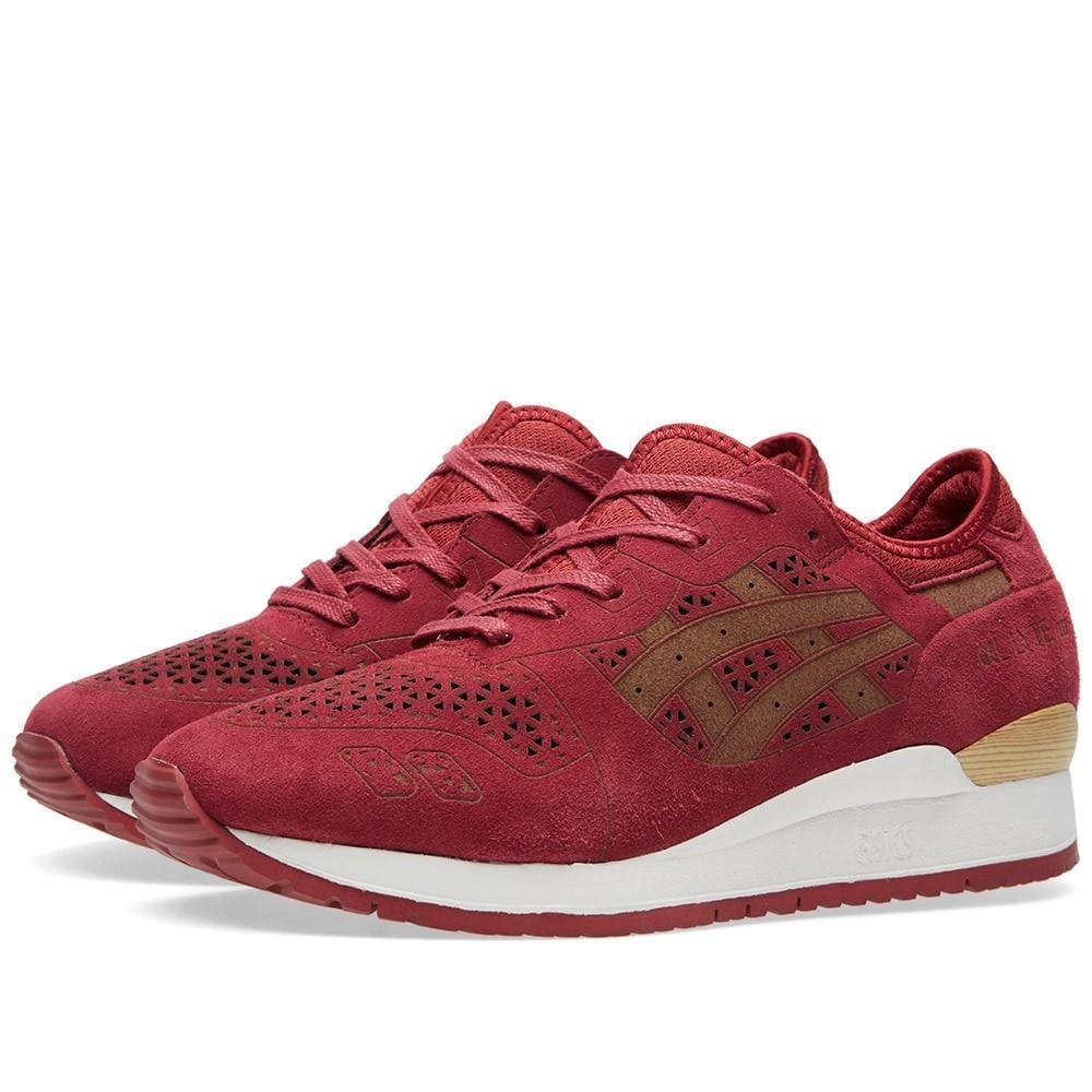 ASICS GEL LYTE III 'LASER ETCHED' Burgundy - Image 7