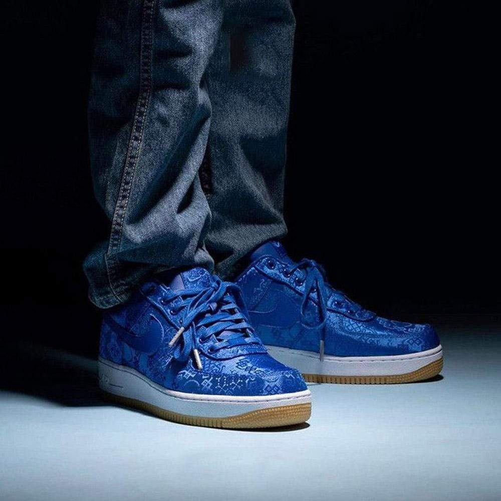 CLOT x Nike Air Force 1 PRM 'Royal Silk' - Image 6