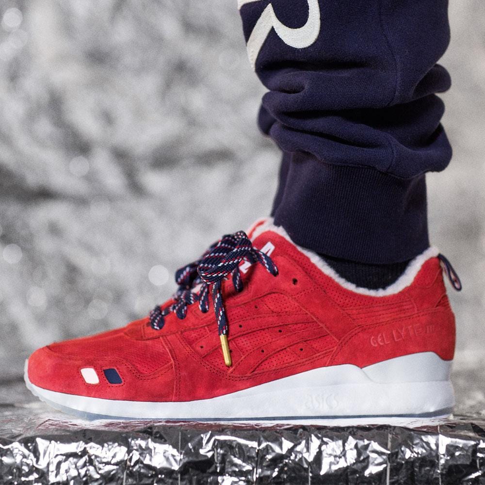Kith x Moncler x Asics Gel Lyte 3 'Red' - Image 8