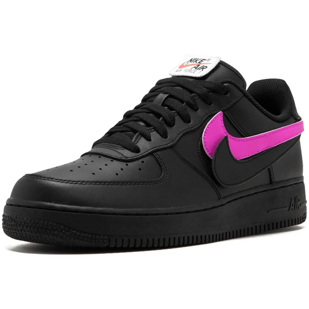 Nike Air Force 1 07 QS Velcro Black Swoosh Pack - Image 4