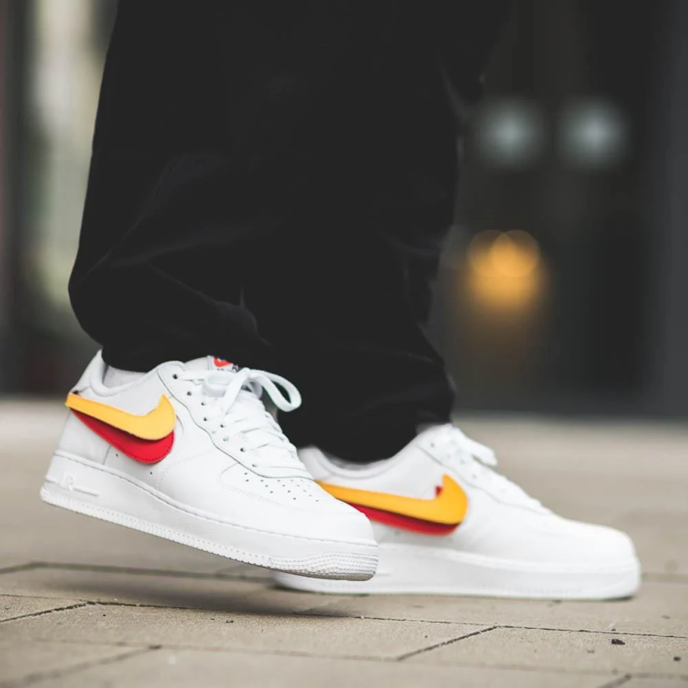 Nike Air Force 1 07 QS Velcro White Swoosh Pack - Image 6
