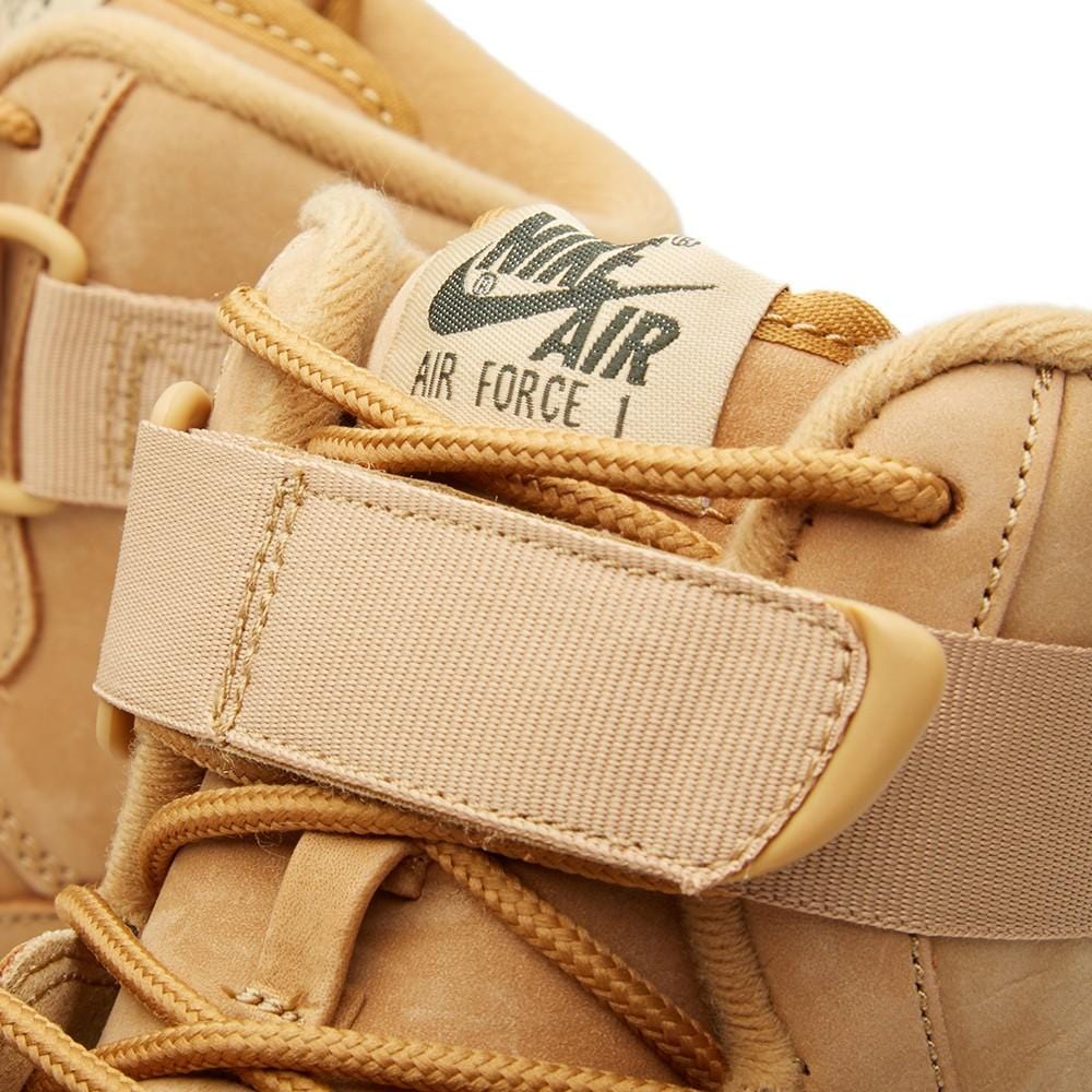 NIKE AIR FORCE 1 HIGH '07 LV8 Flax & Outdoor Green - Image 4