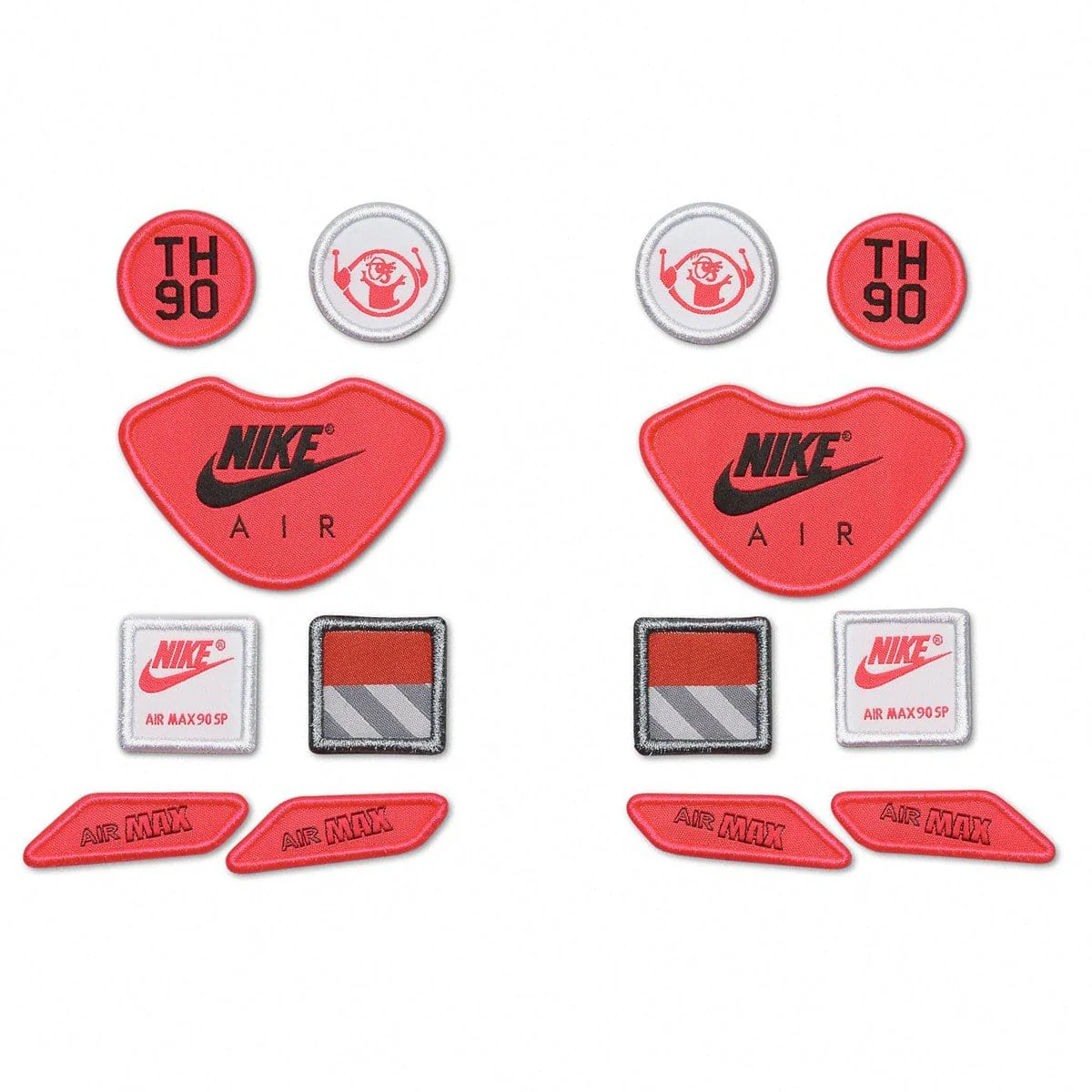 Nike Air Max 90 V SP "Patch" White - Cool Grey - Infrared Red - Image 4