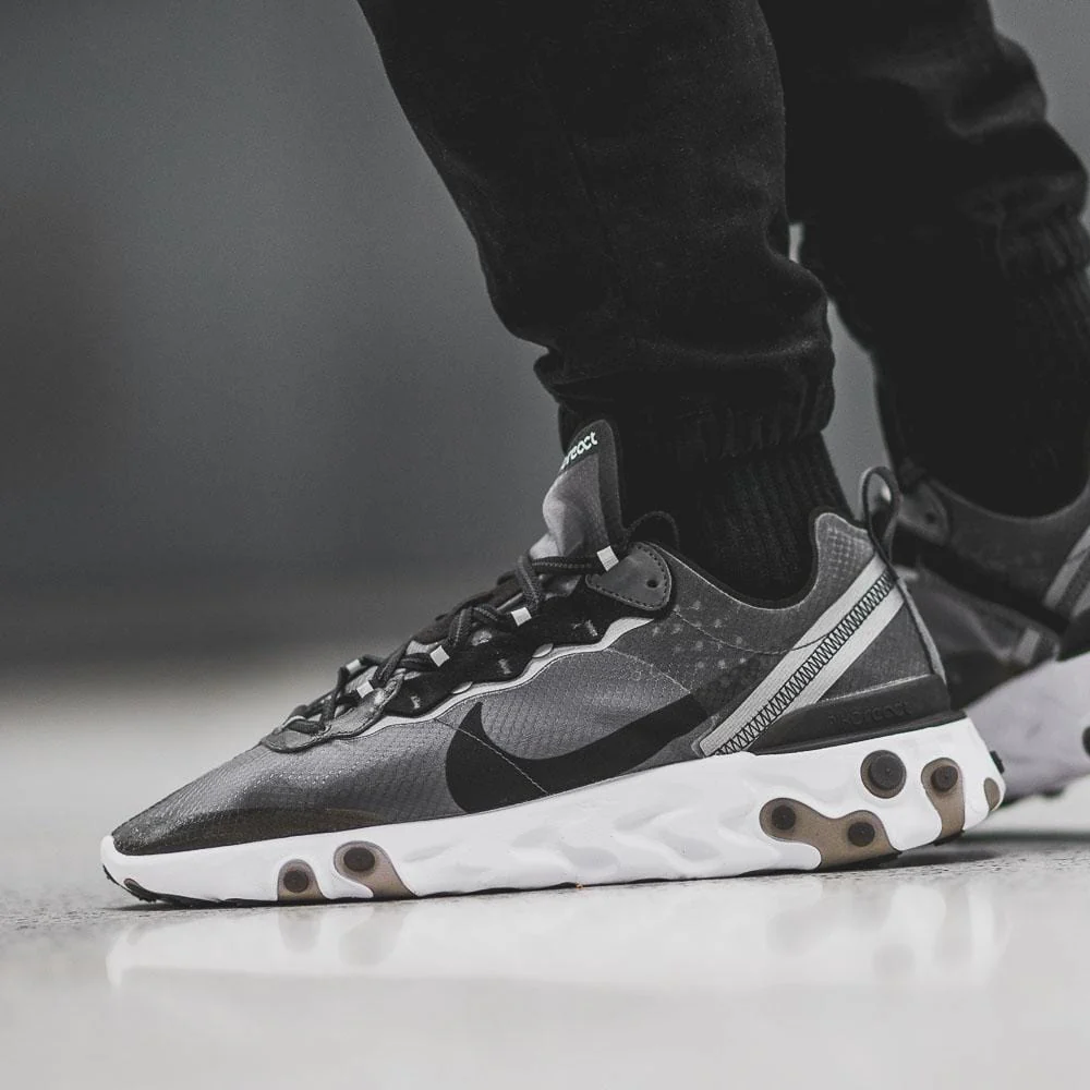 Nike React Element 87 Black White - Image 7