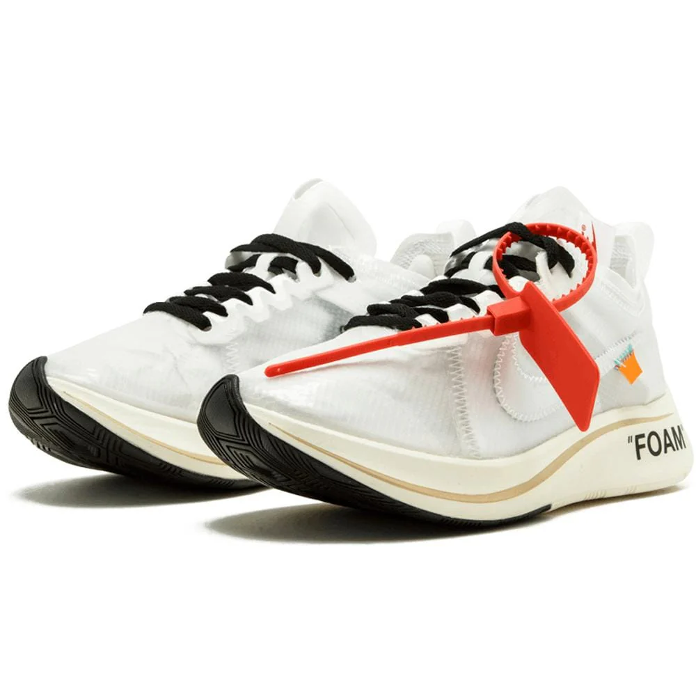 OFF-WHITE x Nike Zoom Fly "White-White-Muslin" - Image 3