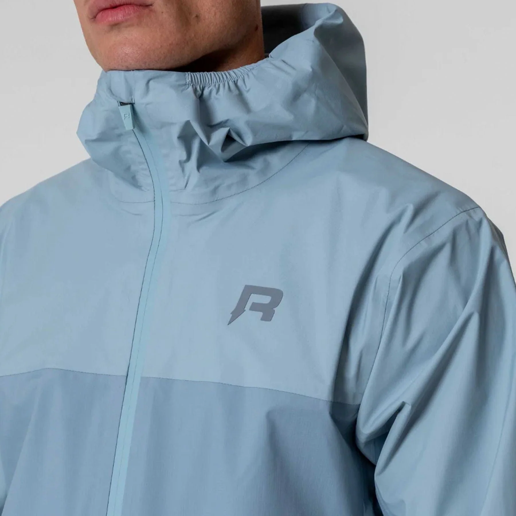 Reprimo Nova Windbreaker Jacket 'Aqua Dusky Blue' - Image 4