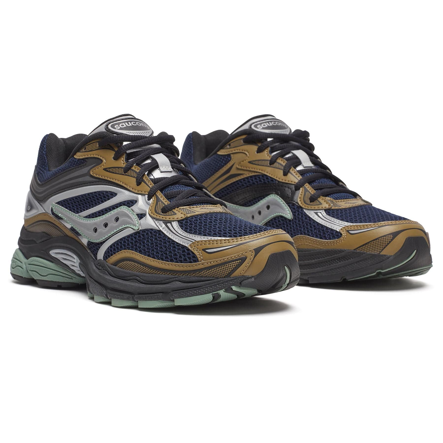 Saucony ProGrid Omni 9 'Brown Navy' - Image 3