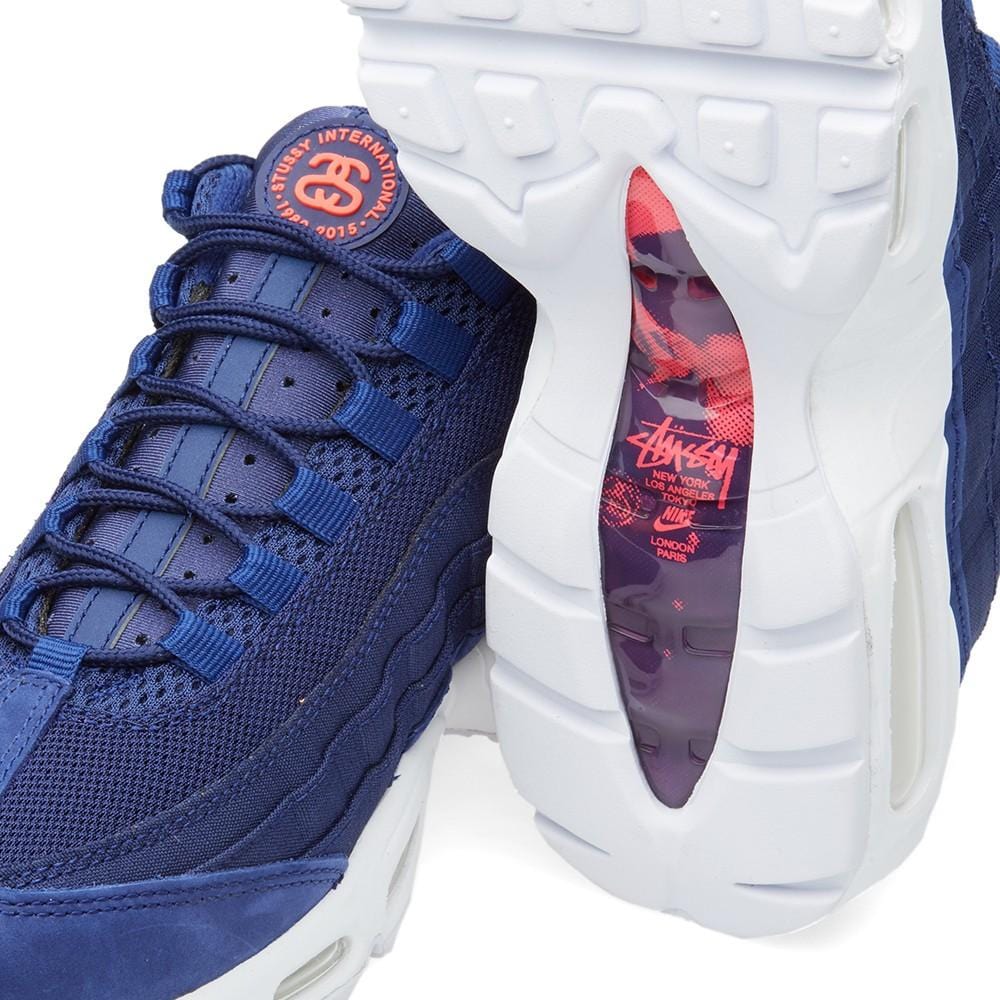 Stussy x Nike Air Max 95 Loyal Blue - Image 3