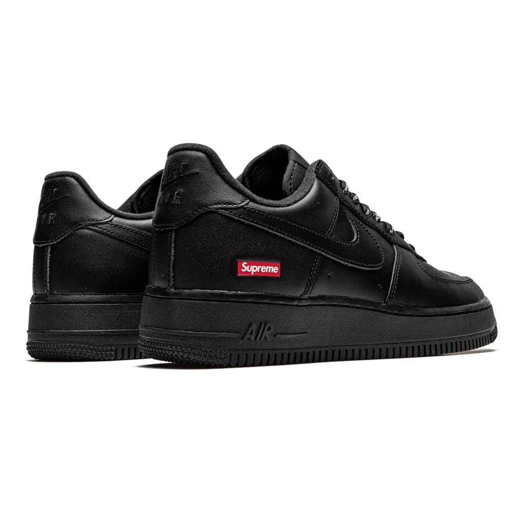 Supreme x Nike Air Force 1 Low 'Box Logo - Black' - Image 3