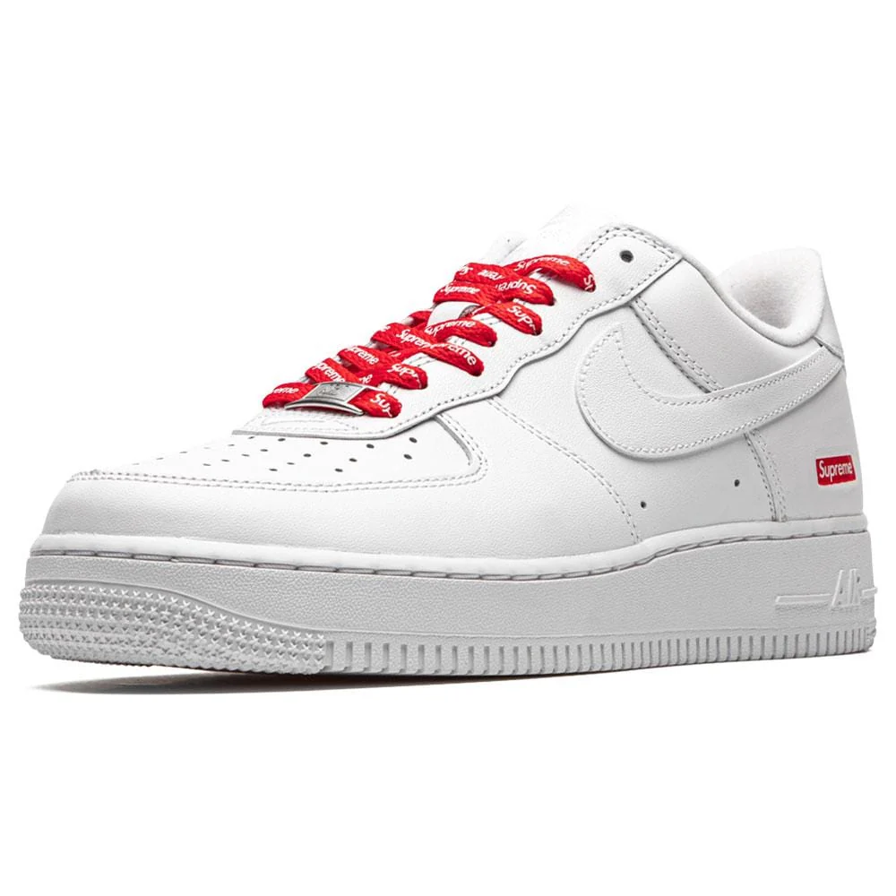 Supreme x Nike Air Force 1 Low 'Box Logo - White' - Image 5