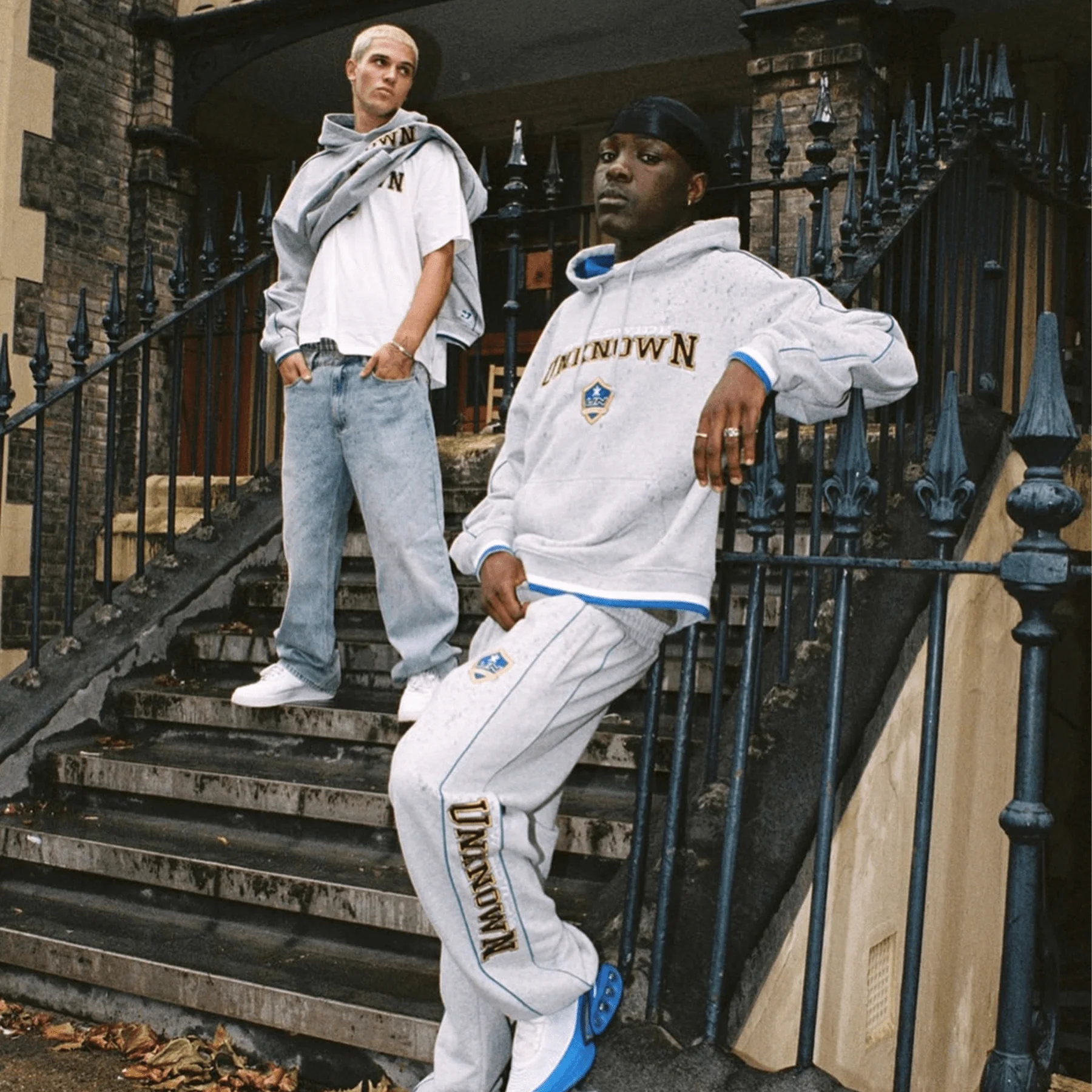 Unknown College Hoodie 'Grey' - Image 4